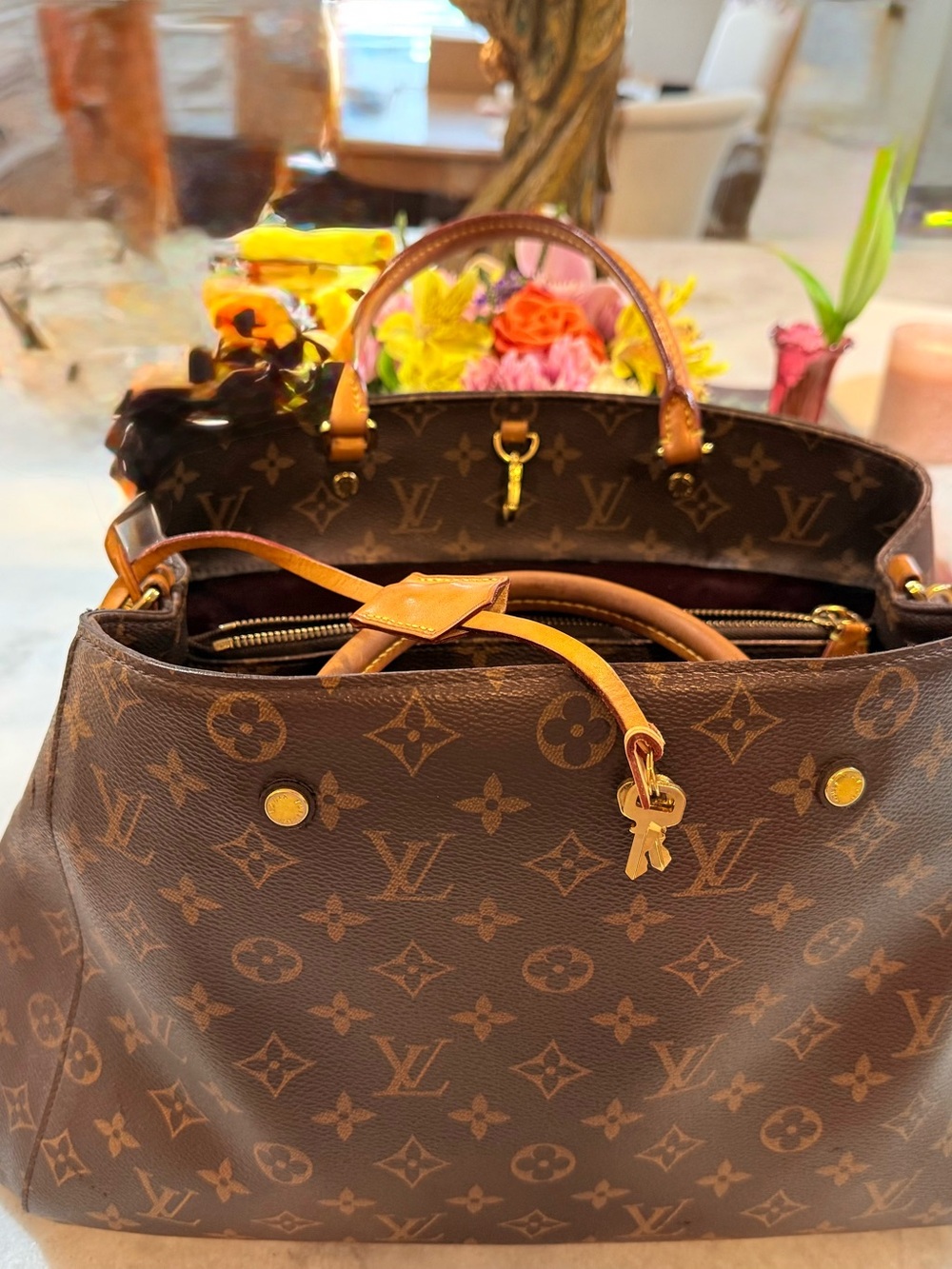 Louis Vuitton Montaigne BB Monogram Very Good Condition.